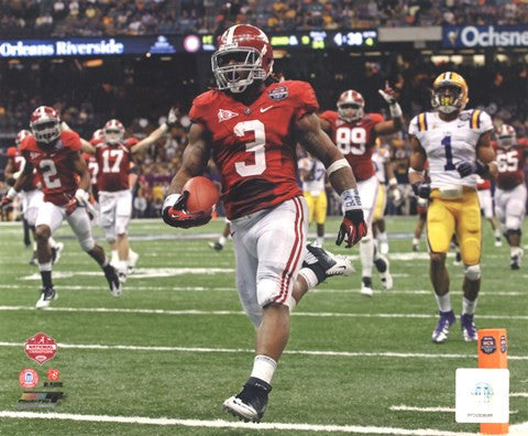 Trent Richardson University of Alabama Crimson Tide 2012 BCS Championship Touchdown