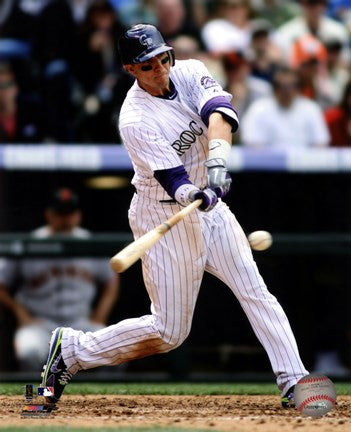 Troy Tulowitzki 2012 Batting Action