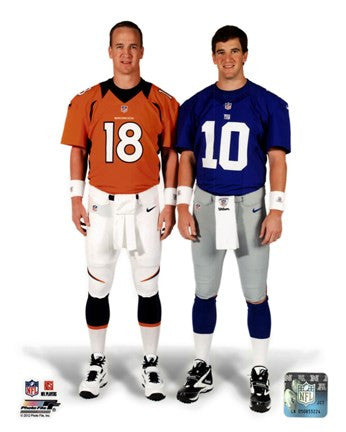 Peyton Manning & Eli Manning 2012 Posed