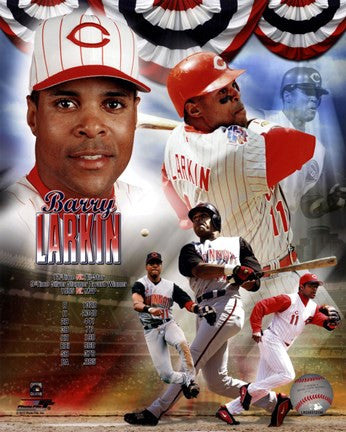 Barry Larkin 2012 MLB Hall of Fame Legends Composite