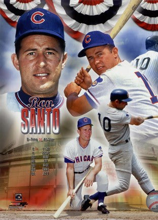 Ron Santo 2012 MLB Hall of Fame Legends Composite