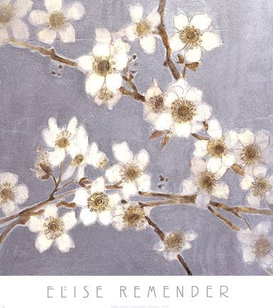 Silver Blossoms I