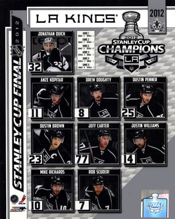 Los Angeles Kings 2012 NHL Stanley Cup Champions Composite