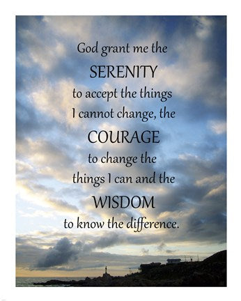 Serenity Prayer - skies