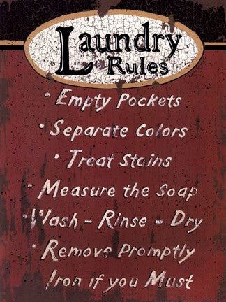 Laundry Rules