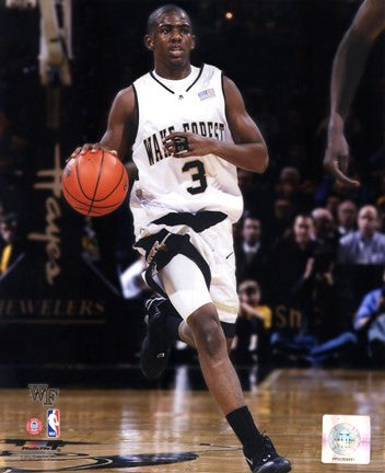 Chris Paul Wake Forest University Demon Deacons 2004 Action