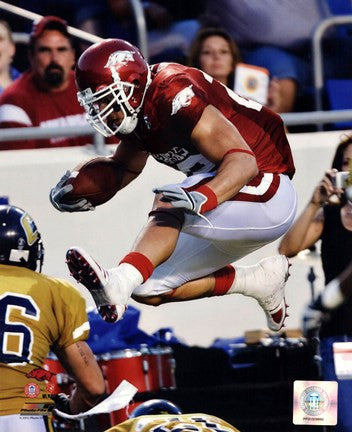 Peyton Hillis University of Arkansas Razorbacks 2007 Action