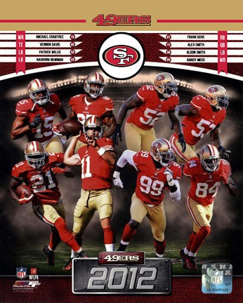 San Francisco 49ers 2012 Team Composite