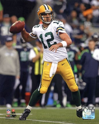 Aaron Rodgers 2012 Action shot