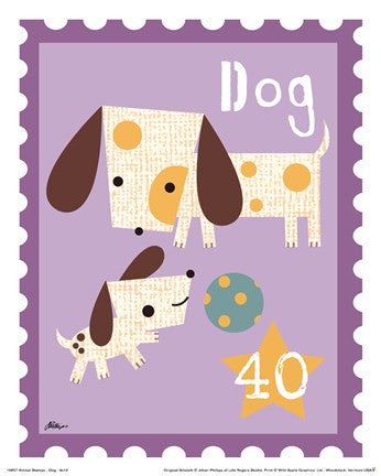 Animal Stamps - Dog