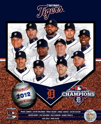 Detroit Tigers 2012 American League Champions Composite