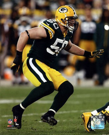 A.J. Hawk 2012 Running Action