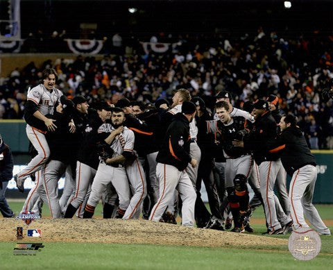 The San Francisco Giants Celebrate Winning Game 4 of the 2012 World Series