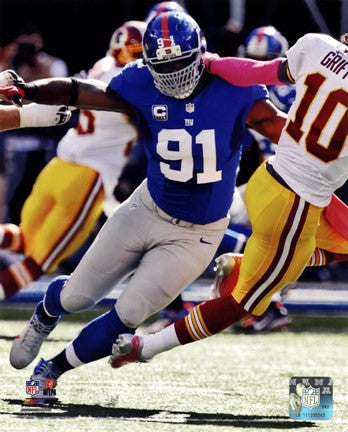 Justin Tuck 2012 Action