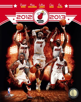 Miami Heat 2012-13 Team Composite