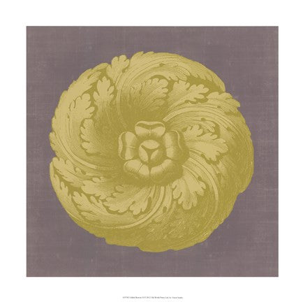 Gilded Rosette II