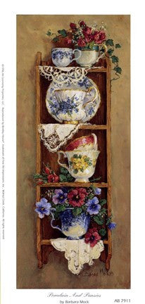 Porcelain and Pansies