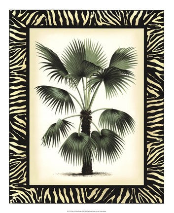 Palm in Zebra Border II