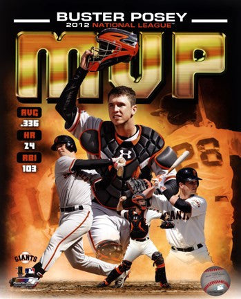 Buster Posey 2012 National League MVP Composite