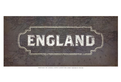 Vintage Sign - England