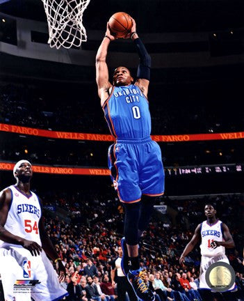 Russell Westbrook 2012-13 Action in basketball