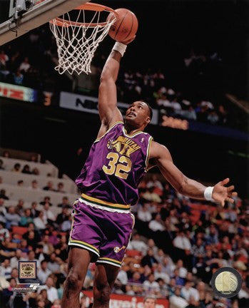 Karl Malone 1990 Action