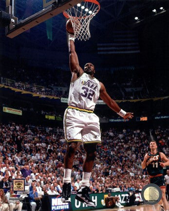 Karl Malone 1996 Action