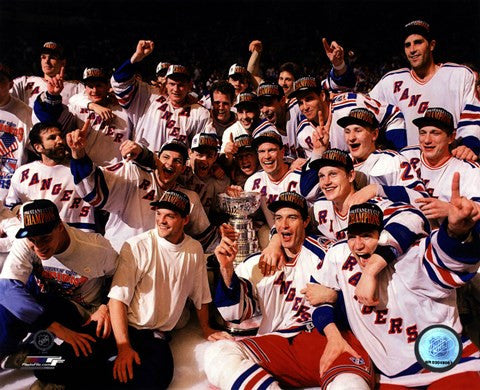 The New York Rangers 1994 Stanley Cup Champions Team Celebration