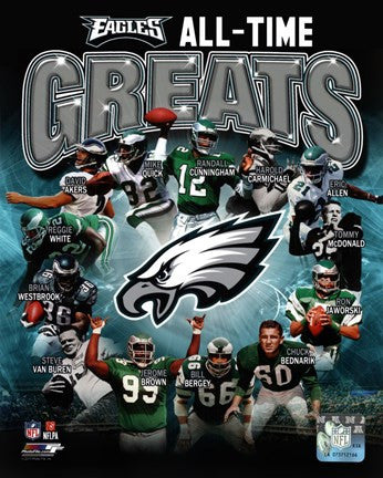 Philadelphia Eagles All Time Greats Composite