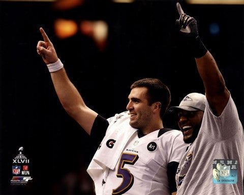 Joe Flacco & Ray Lewis Super Bowl XLVII Celebration