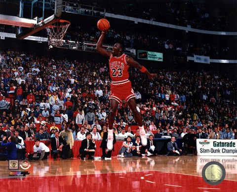 Michael Jordan 1988 NBA Slam Dunk Contest Action