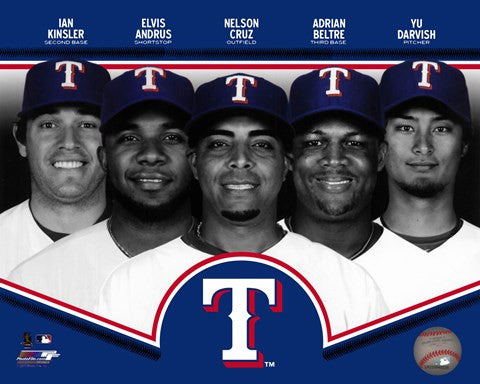 Texas Rangers 2013 Team Composite