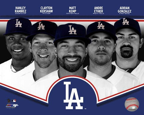 Los Angeles Dodgers 2013 Team Composite