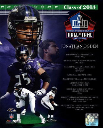 Jonathan Ogden NFL Hall Of Fame Class Of 2013