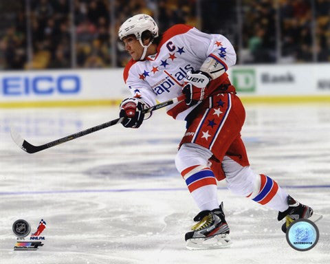 Alex Ovechkin On The Hockey Ice