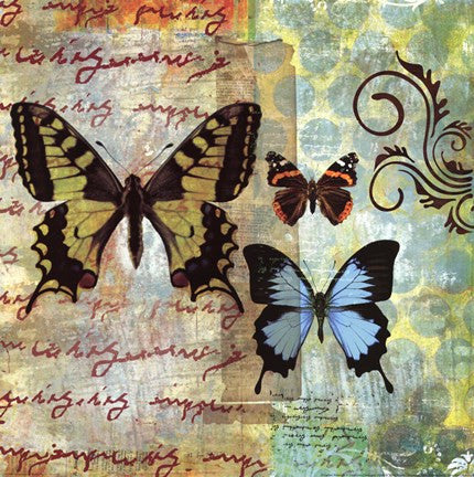 Homespun Butterfly I