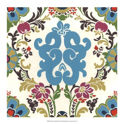 Jewel-tone Damask II