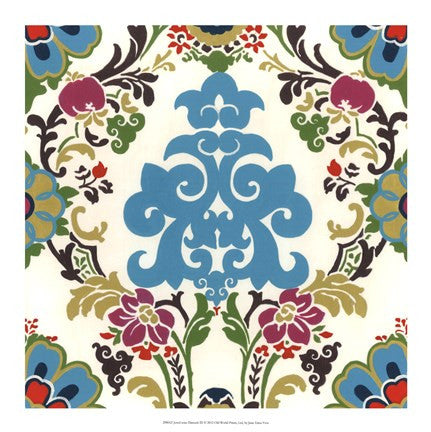 Jewel-tone Damask III