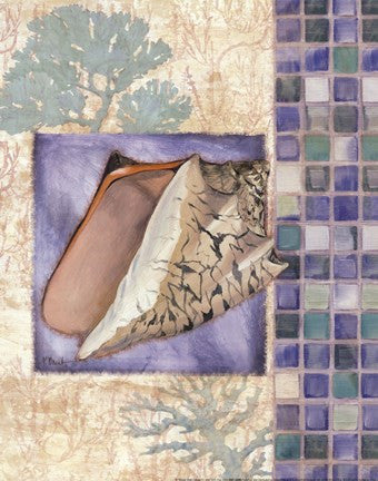 Mosaic Shell Collage III - mini