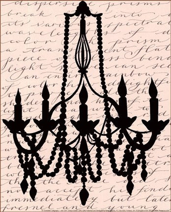 Chandelier Calligraphy I - mini