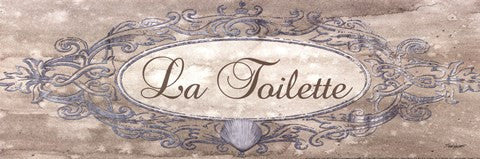 La Toilette Sign - mini