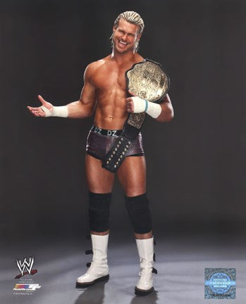 Dolph Ziggler Posing with the World Heavyweight Championship Belt 2013