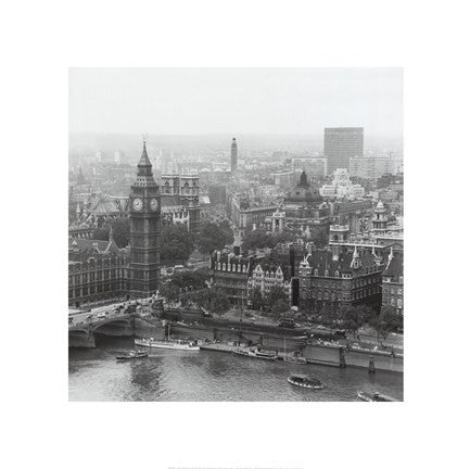 City Of Westminster From The South Bank Of The Thames, 1963