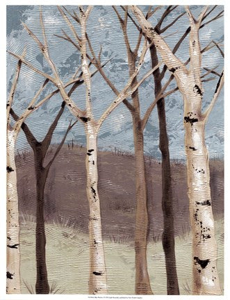 Blue Birches I