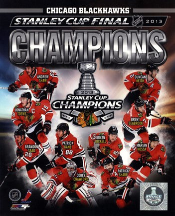 Chicago Blackhawks 2013 NHL Stanley Cup Champions Composite