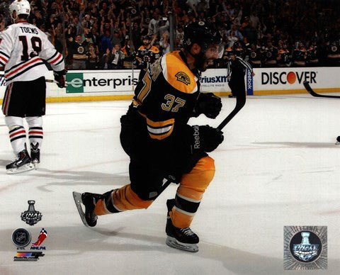 Patrice Bergeron Goal Celebration Game 3 of the 2013 Stanley Cup Finals