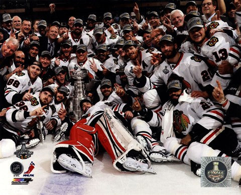 Chicago Blackhawks celebrate 2013 Stanley Cup Finals