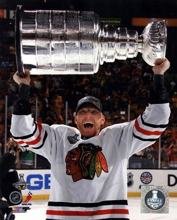 Marian Hossa with the Stanley Cup Game 6 of the 2013 Stanley Cup Finals