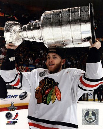 Patrick Kane with the Stanley Cup Game 6 of the 2013 Stanley Cup Finals