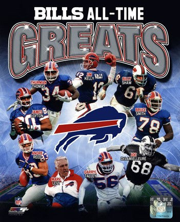 Buffalo Bills All Time Greats Composite